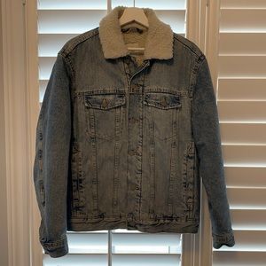 H&M lined denim jacket